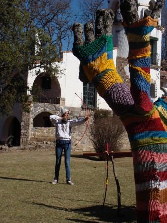 MICAELA practicando